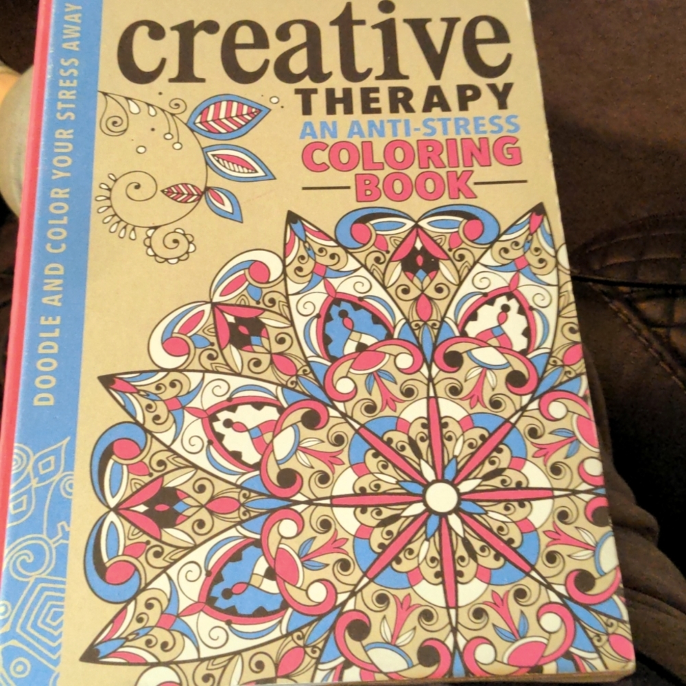 Creative Therapy adult coloring book